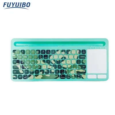 Clavier Bluetooth avec support et pavé tactile
